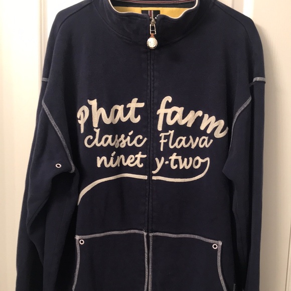 Vintage Phat Farm zippered sweater - Picture 1 of 3